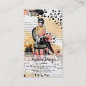 Mode girly visitekaartje (Voorkant)