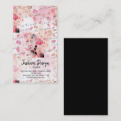 Mode girly visitekaartje (Voorkant / Achterkant)