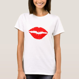 Mode grafische stijl LIPS voor vrouwen T-shirt