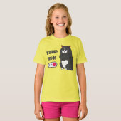 Mode Grumpy sur drôles gros chat T-Shirt (Devant entier)