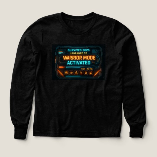 « Mode Guerrier Activé » 2026 Cyberpunk (Motif recto)