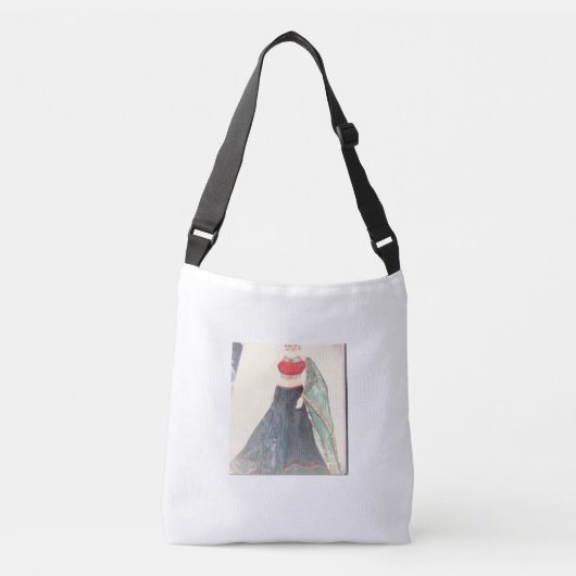 mode hand schilderen canvas tas (Voorkant)