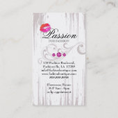 Mode handtas Roos Roze handtas Visitekaartje (Achterkant)