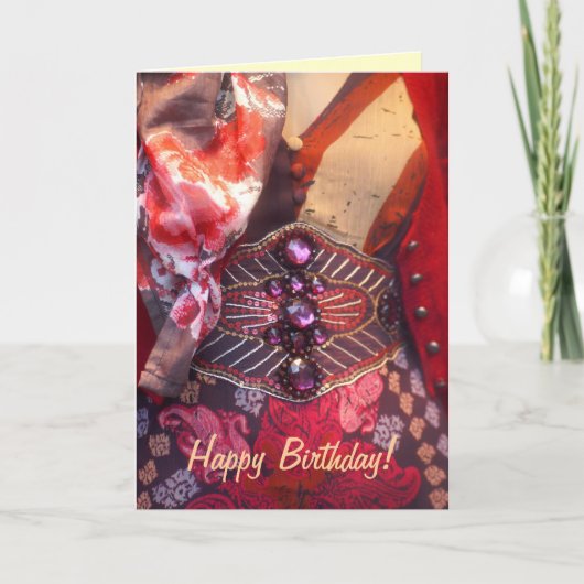 Mode Happy Birthday Card Kaart (Voorkant)