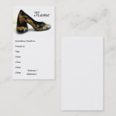 Mode henné ! Carte de visite (Devant / Derrière)