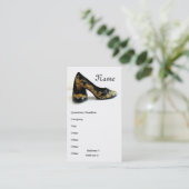 Mode henné ! Carte de visite (Debout devant)