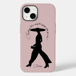 "Mode het is een manier om uit te drukken", iPhone Case-Mate iPhone 14 Hoesje