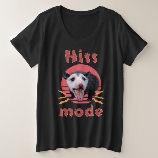 Mode Hiss Funny Opossum Hisser (Design devant)