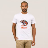 Mode Homme Nice Tiger T-Shirt Design (Devant entier)