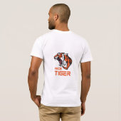 Mode Homme Nice Tiger T-Shirt Design (Dos entier)
