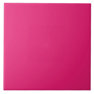 Mode Hot-roze Aangepaste kleurenachtergrond Tegeltje