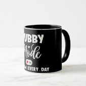 Mode Hubby moderne Toute la journée Mug chaque jou (Devant droit)