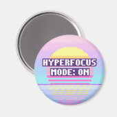 Mode Hyperfocus : Sur Neurodivergent Pixel Magnet (Recto/Verso)