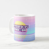 Mode Hyperfocus : Sur Tasse Pixel Neurodivergent (Devant gauche)
