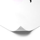 Mode illustratie glam vrouw met vlinder poster (Hoek)