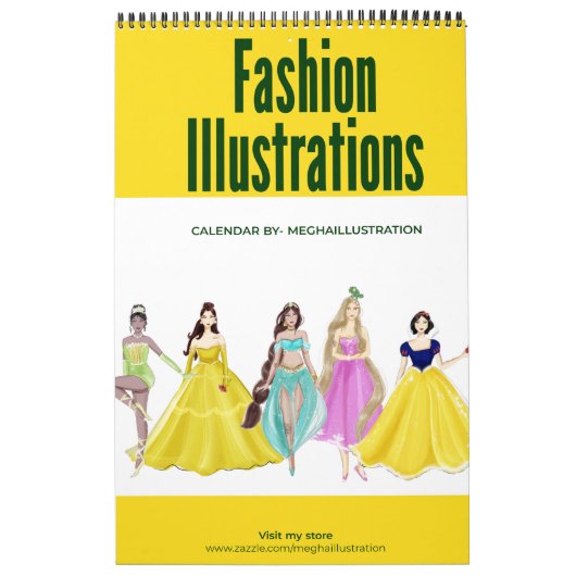 Mode illustratie kalender (Hoes)