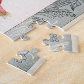  Mode Illustratie Lady Feather Pet Legpuzzel (Zijkant)