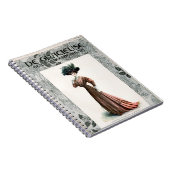  Mode Illustratie Lady Feather Pet Notitieboek (Rechterzijde)