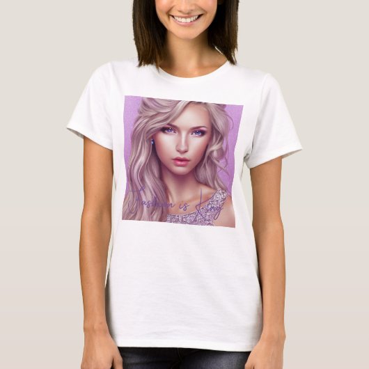 Mode is koning t-shirt (Voorkant)