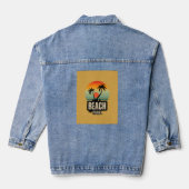 Mode jeans voor dames denim jacket (Achterkant)