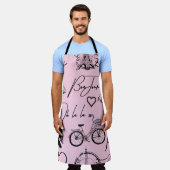 Mode, kalligrafie, Eiffeltoren, lippen Schort (Gedragen)