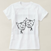 Mode katten t-shirt