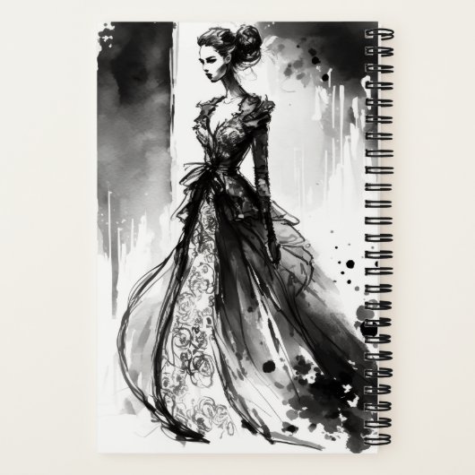 Mode ketch notitieboek (Achterkant)