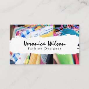 Mode kleding ontwerper visitekaartje