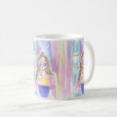 Mode koffie meisje koffiemok (Voorkant rechts)