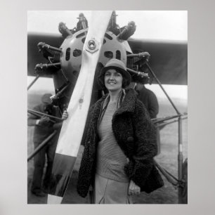 Mode komt overeen met luchtvaart, jaren '20 poster