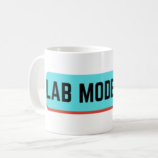 MODE LABORATOIRE ON - LABLIFE CAFÉ MUG (Devant gauche)