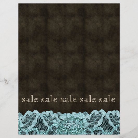 Mode Lace Flyer Blue Brown Leather Peach (Voorkant)