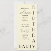  Mode Lady, Spring Dress Verjaardagsfeest Kaart (Achterkant)