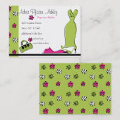 Mode lentevlende visitekaartje (Voorkant / Achterkant)