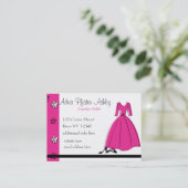 Mode lentevlende visitekaartje (Staand voorkant)