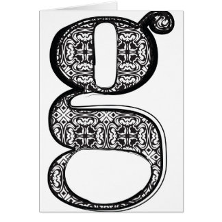 Mode lettertype, letter g