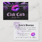 Mode Loyalty VIP Lace Glossy Lips Zebra Pattern (Voorkant / Achterkant)