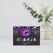Mode Loyalty VIP Lace Glossy Lips Zebra Pattern (Staand voorkant)