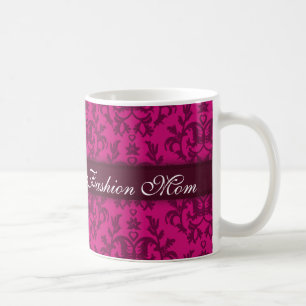 Mode Maman damasser riche mère rose tasse