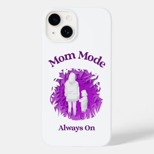 Mode Maman Toujours Activé | Étui de Téléphone Drô (Verso)