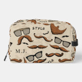 Mode Mannen | Gepersonaliseerd Toilettasje (Achterkant)