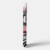 Mode meisje met lolly, roze waterverf Case-Mate iPhone case (Achterkant / Rechts)