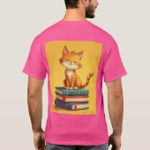 “Mode Miaou Activé – T-Shirt Imprimé Chat Mignon” (Dos)