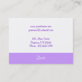 Mode Mode Stylist Visitekaartje (Achterkant)