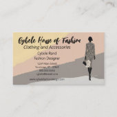 Mode Model Kleding Mode Stijl Visitekaartje (Voorkant)