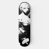 Mode Model Meisje Skateboard Deck (Voorkant)