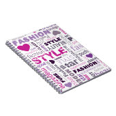 Mode Model Style Beauty Star Spiral Notitieboek (Rechterzijde)