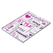 Mode Model Style Beauty Star Spiral Notitieboek (Linkerzijde)