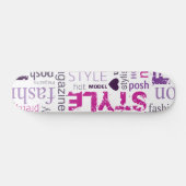 Mode Modèle Style Beauté Old School Skateboard (Horz)