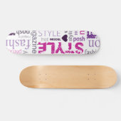 Mode Modèle Style Beauté Old School Skateboard (Horz)